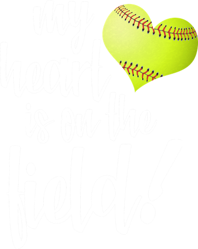 My Heart Is On The Field Baseball Player Women's T-Shirt