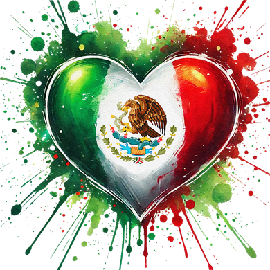 Mexico Heart Patriotic Mexico Flag Mexican Sweatshirt