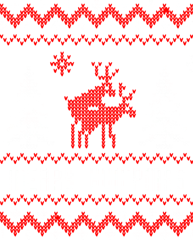 Ugly Christmas Sweater Merry Humpmas Reindeer Baby Bodysuit