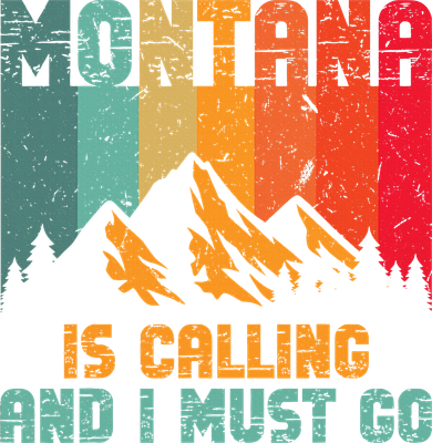 Montana Is Calling And I Must Go Mountain Vacation Baby Bodysuit