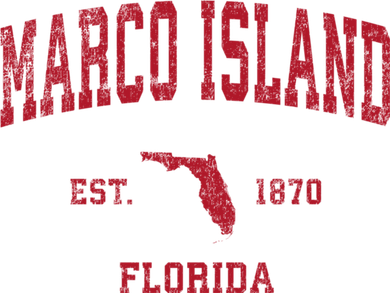 Marco Island Florida Fl Vintage Sports Women's T-Shirt