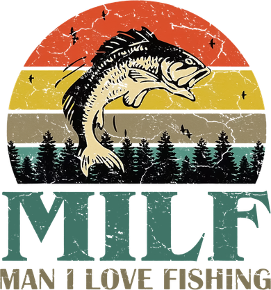 Man I Love Fishing Funny Tote Bag