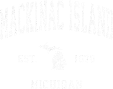 Mackinac Island Michigan MI Vintage Athletic Sports Design Toddler Hoodie