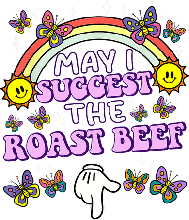 May I Suggest The Roast Beef Funny Embarrassing Adult Humor Apron