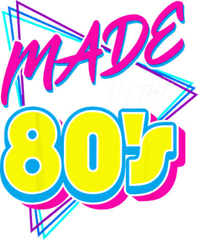 Made In The 80s 1980s Retro Ninen Eighties Vintage Music Button