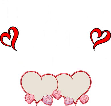 Mommy Is My Valentine Gift For Little Boy Baby Bodysuit