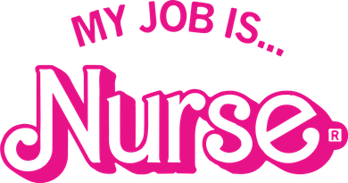 My Job Is Nurse Button