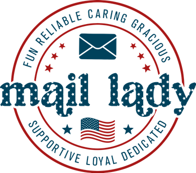 Mail Lady 4th Of July Retro Postal Worker Postal Rural Carrier Golf Towel