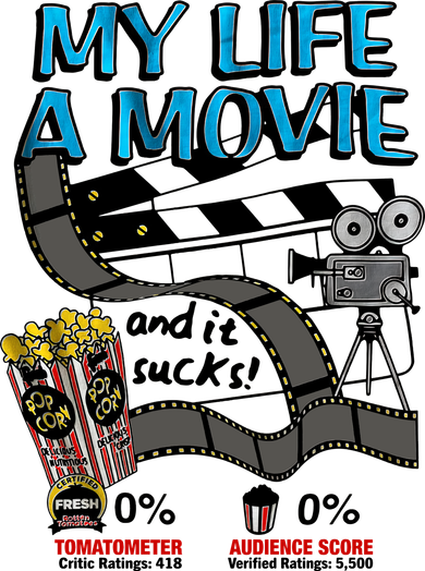 My Life A Movie And It Sucks Movie Life Lover Retro Women's Sweatshirt