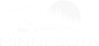 Minnesota Loon And Trees In Moonlight Button