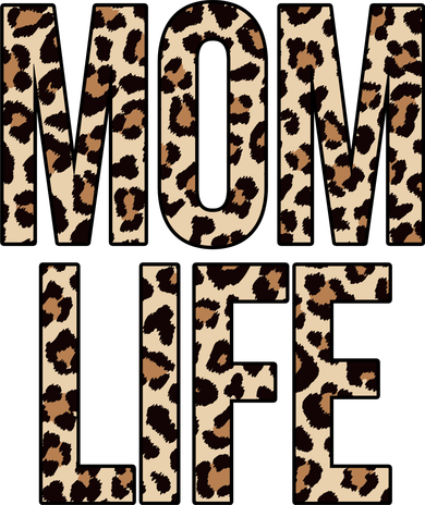 Mom Life Cheetah Print Cute Mother's Day Gift Coaster