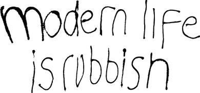 Modern Life Is Rubbish Vintage Coaster