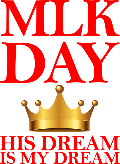MLK Day His Dream Is My Dream Toddler Hoodie