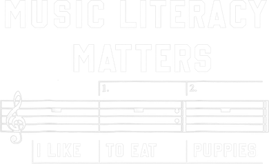 Music Literacy Matters I Like To Eat Puppies Doggie Tank