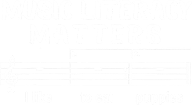 Music Literacy Matters I Like To Eat Puppies Funny Women's Tank Top