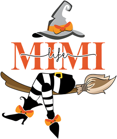 Mimi Life Mimi Witch Halloween Cute Costume Flexfit Unipanel Trucker Cap