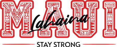 Maui Lahaina Stay Strong Maui Wildfire Relief Praying & Support Worldwid Kids T-Shirt