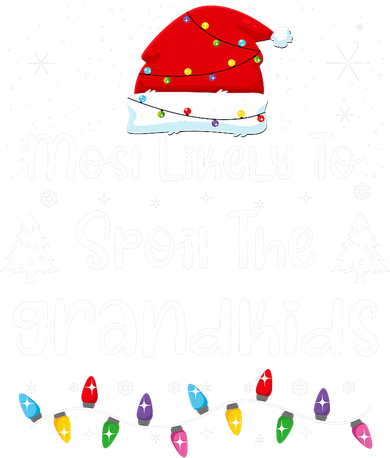 Most Likely To Spoil The Grandkids Family Christmas Backpack