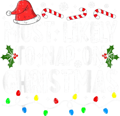Most Likely To Nap On Christmas Women's Tank Top