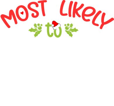 Most Likely To Christmas Crash Santa’s Sleigh Family Group Women's Sweatshirt