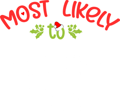 Most Likely To Christmas Eat Santa’s Cookies Family Group Polo