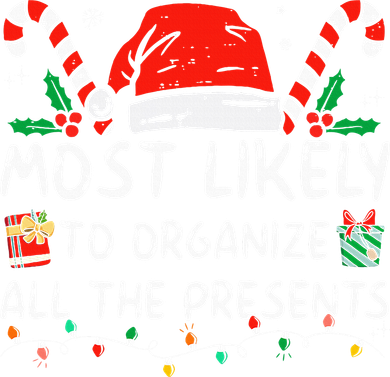 Most Likely To Organize All The Presents Family Christmas Tote Bag