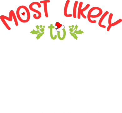 Most Likely To Christmas Shake The Presents Family Group Ornament
