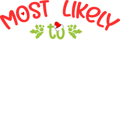 Most Likely To Christmas Sing Christmas Carols Family Group Women's Tank Top