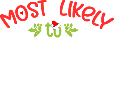 Most Likely To Christmas To Deck The Halls Family Group Women's Tank Top
