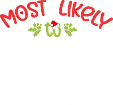 Most Likely To Christmas Shoot The Reindeer Family Group Tank Top