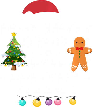 Most Likely To Bake Christmas Cookies Women's Tank Top