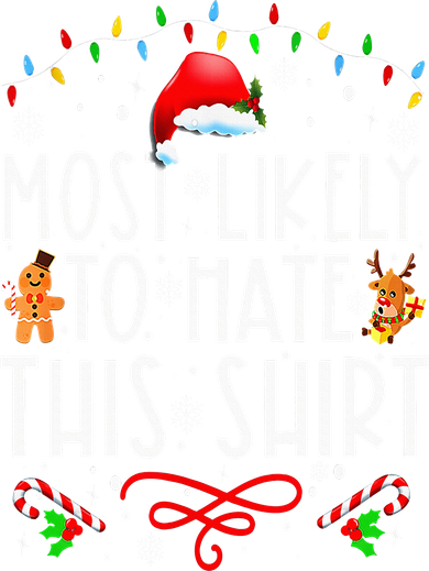 Most Likely To Hate This Family Christmas Pajamas Button
