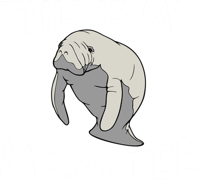 This Is My Manatee Kids Long Sleeve Shirt