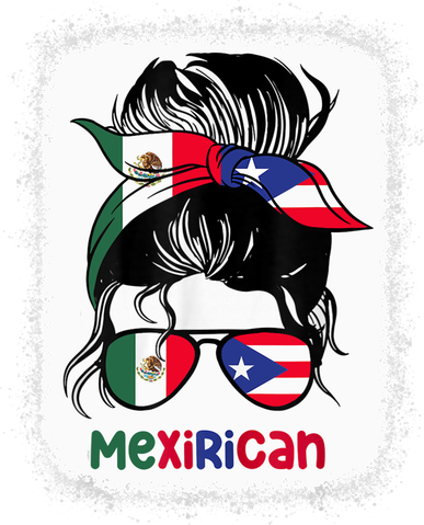 Mexirican Messy Bun Half Puerto Rican And Half Mexican Women's Dry Zone Grid Polo