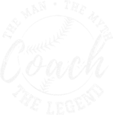 Man Myth Baseball Coach Legend Funny Baseball Coach T-Shirt