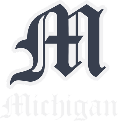Michigan M Detroit D Logo Women's Hoodie