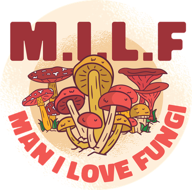 MILF Man I Love Fungi Funny Baby Bodysuit