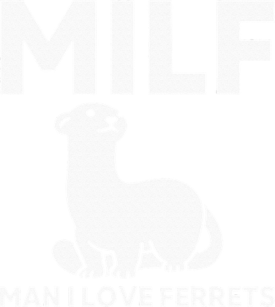 MILF Man I Love Ferrets Funny Ferret Coaster