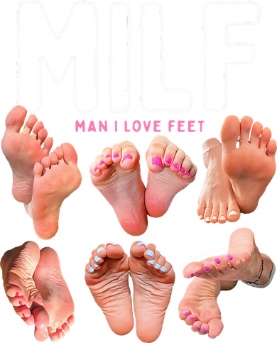 Milf Man I Love Feet Funny Graphic Sarcastic Doddie Hoodie