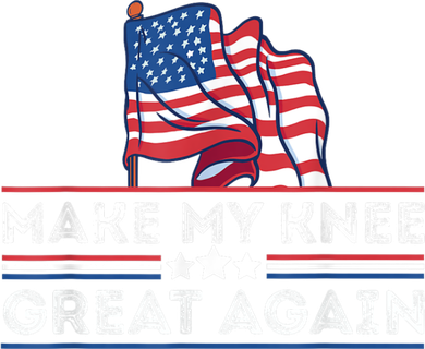 Make My Knee Great Again Funny Surgery Injury Recovery Women's Tank Top