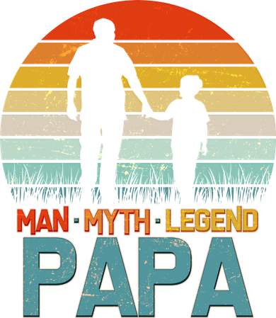 Vintage Man Myth Legend Papa Coaster