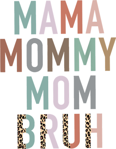 Mama Mommy Mom Bruh Ma Gifts Funny Saying Mom Bucket Hat