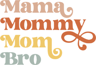 Mama Mommy Mom Bro Retro Vintage Funny Family Gift Kids Sweatshirt