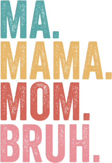 Ma Mama Mom Bruh Mothers Day Funny Vintage For Mother Gift Backpack