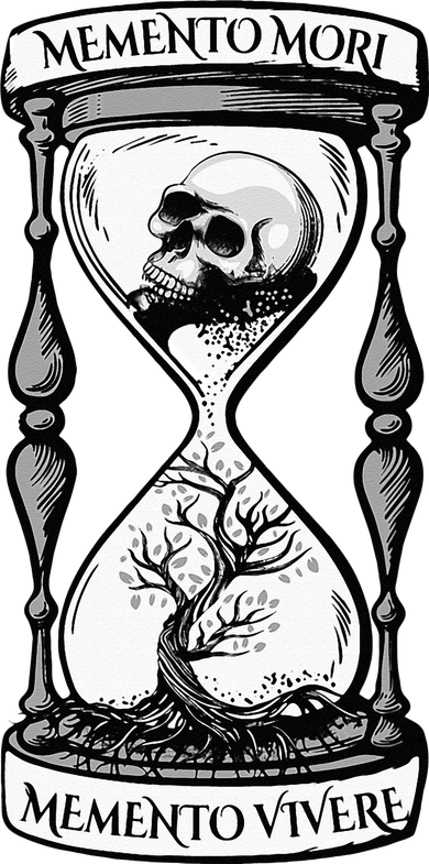 Memento Mori Memento Vivere Skull Design Stoic Memento Mori Baby Bodysuit