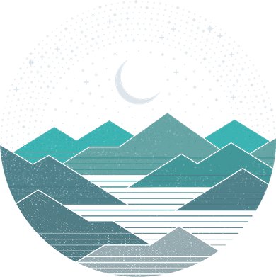 Mountain Moonlight Button