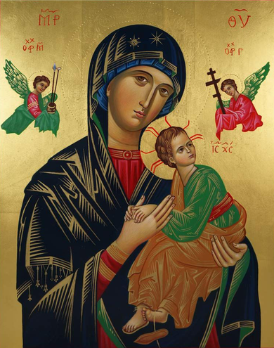 Mother Mary And Jesus Coaster