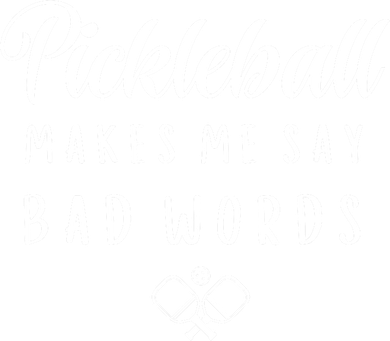 Makes Me Say Bad Words Pickleball Players Gift Funny Pickleball Kids T-Shirt