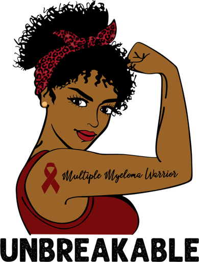 Multiple Myeloma Warrior Black Unbreakable Awareness Gift Toddler T-Shirt