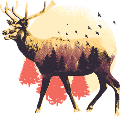 Moose Nature Hat
